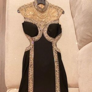 Coctel - elegant dress with cristals